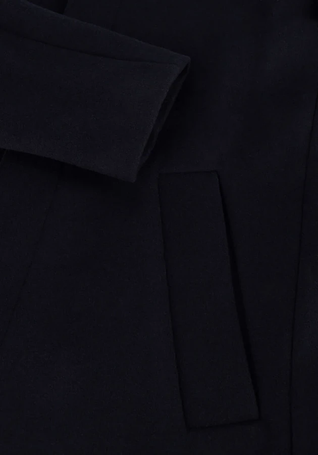 Afbeelding van Harvey N Classic Wool 181112 Color Dark Navy - Wollen Lange Jas - Matinique